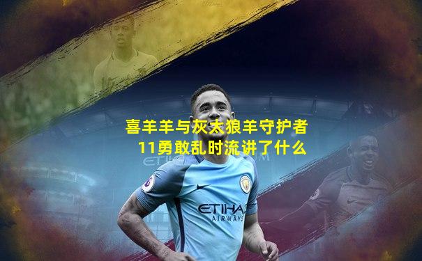 喜羊羊与灰太狼羊守护者11勇敢乱时流讲了什么