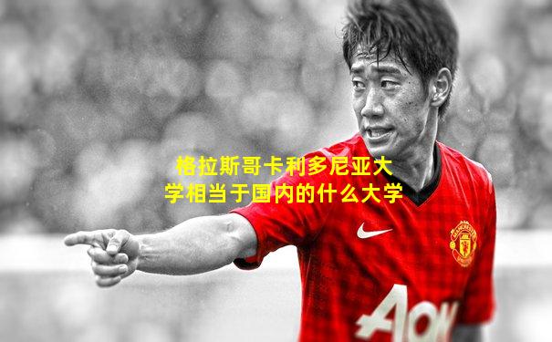 格拉斯哥卡利多尼亚大学相当于国内的什么大学
