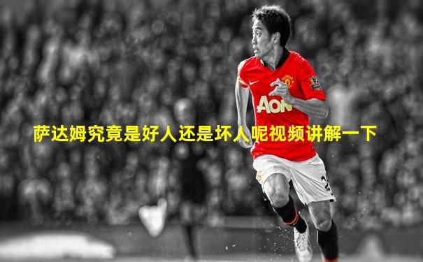 萨达姆究竟是好人还是坏人呢视频讲解一下